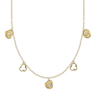 Halsschmuck, Gelbgold, Annamaria Cammilli Collier Desert Rose Halskette