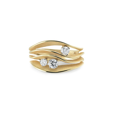 Ringe, Gelbgold, Cammilli Dune Precious Ring