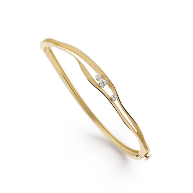 Armschmuck, Gelbgold, Cammilli Dune Armreif