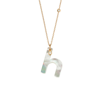         Roségold, Halsschmuck, Gellner Love Letters Collier