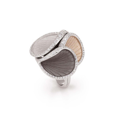 Ringe, Weißgold, Cammilli Musa Ring