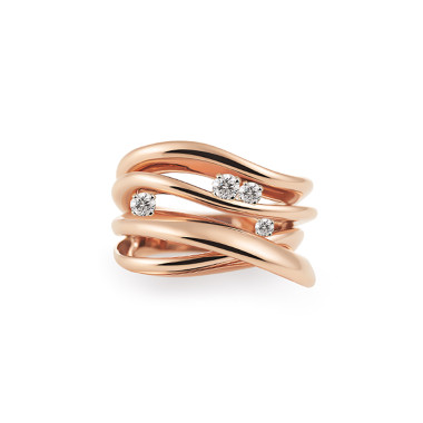 Ringe, Roségold, Cammilli Firenze Icon Lux Ring