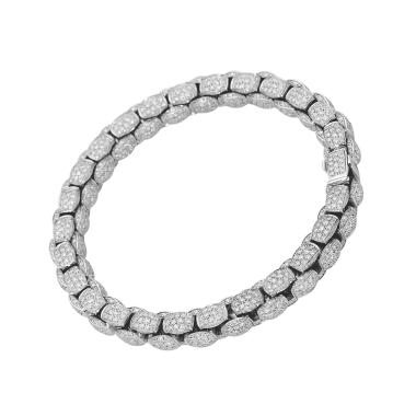 Armschmuck, Weißgold, FOPE Eka Armreif mit Diamanten