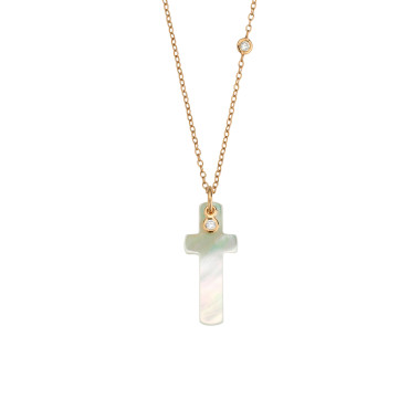        Roségold, Halsschmuck, Gellner Love Letters Collier