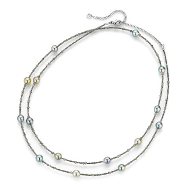         Weißgold, Halsschmuck, Gellner Castaway Collier