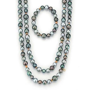 Halsschmuck, Stahl, Gellner MODERN CLASSICS Set (2 Colliers und 1 Armband)