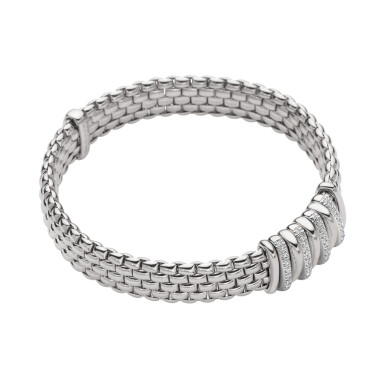 Weißgold, Armschmuck, FOPE Panorama Flex'it Armband