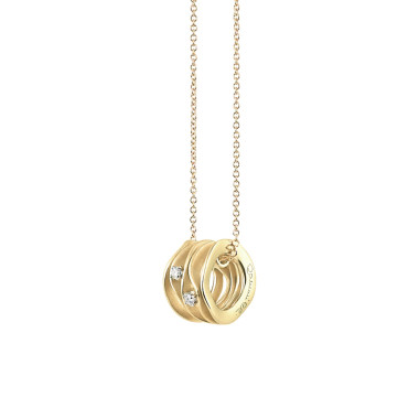 Halsschmuck, Gelbgold, Cammilli Dune Halskette