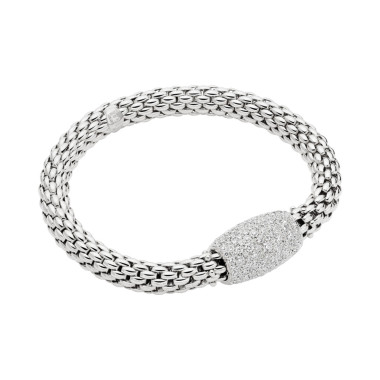 Weißgold, Armschmuck, FOPE Love Nest Flex'it Armband