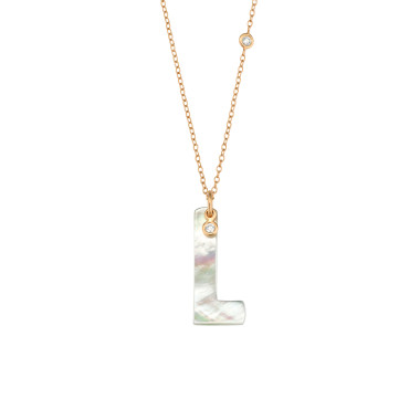         Roségold, Halsschmuck, Gellner Love Letters Collier