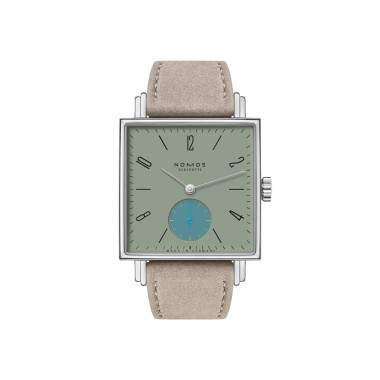 Damenuhr, Handaufzug, NOMOS Glashütte Tetra Salvia