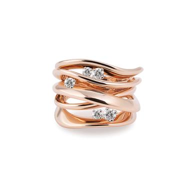 Ringe, Roségold, Annamaria Cammilli Firenze Icon Lux Ring