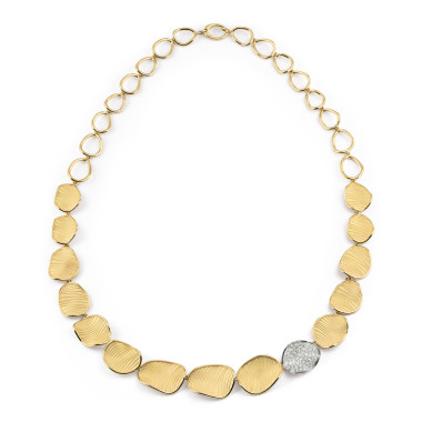 Halsschmuck, Weißgold, Cammilli Velvet Collier