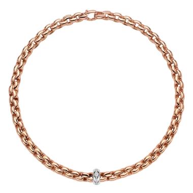 Halsschmuck, Weißgold, FOPE Eka Flex'it Collier
