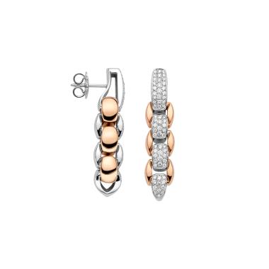 Ohrringe, Weißgold, FOPE Eka Ohrgehänge mit Diamanten