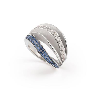 Ringe, Weißgold, Annamaria Cammilli Velaa Color Ring