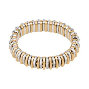Armschmuck, Weißgold, FOPE Panorama Flex'it Armband mit Diamanten