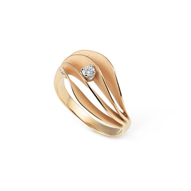 Ringe, Roségold, Cammilli Velaa Star Ring
