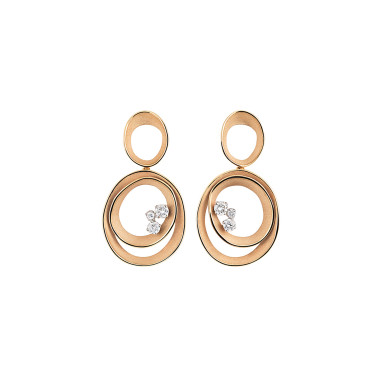 Ohrringe, Roségold, Cammilli Dune Solar Ohrringe
