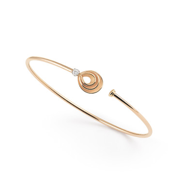 Armschmuck, Roségold, Cammilli Velaa Star Armreif