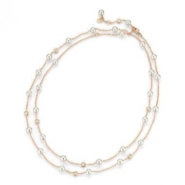         Roségold, Halsschmuck, Gellner Salt´n Pepper Collier
