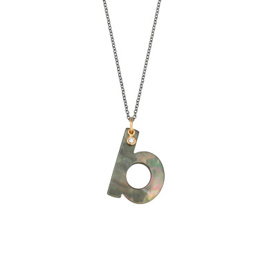         Silber farbig beschichtet, Halsschmuck, Gellner Love Letters Collier