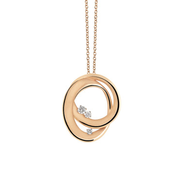 Halsschmuck, Roségold, Cammilli Firenze Icon Anhänger mit Halskette