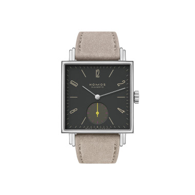 Handaufzug, Damenuhr, NOMOS Glashütte Tetra Basalt