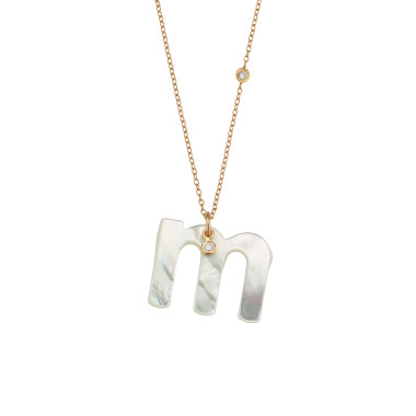         Roségold, Halsschmuck, Gellner Love Letters Collier