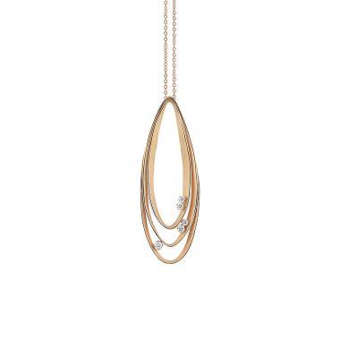 Halsschmuck, Roségold, Annamaria Cammilli Velaa Halskette