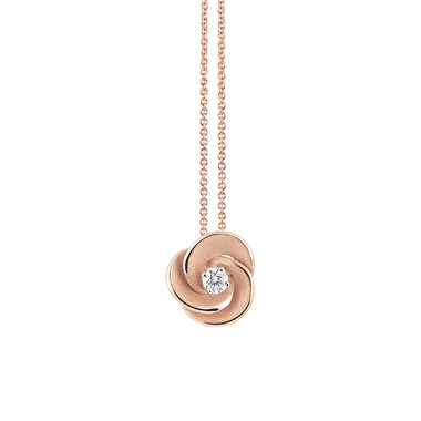 Halsschmuck, Roségold, Cammilli Desert Rose Collier