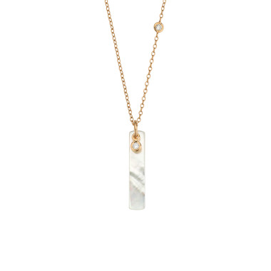         Roségold, Halsschmuck, Gellner Love Letters Collier