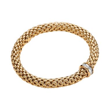 Armschmuck, Weißgold, FOPE Love Nest Flex'it Armband