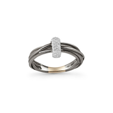 Ringe, Gold farbig beschichtet, Cammilli Tie Chic Ring