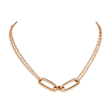 Halsschmuck, Gelbgold, Emil Kraus Collier Anker-Figaro 200