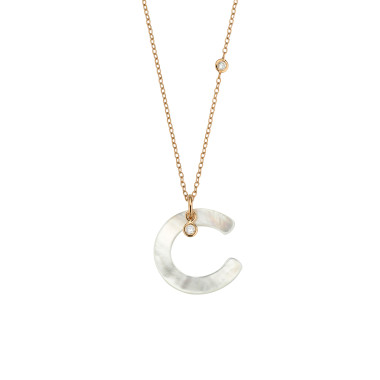         Roségold, Halsschmuck, Gellner Love Letters Collier