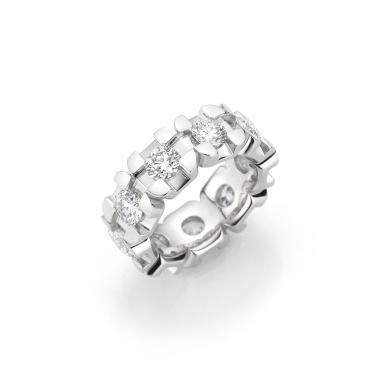 Ringe, Weißgold, A. Odenwald Flashlight Ring