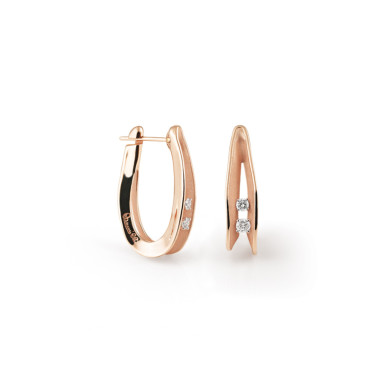         Roségold, Ohrringe, Cammilli Dune Ohrringe