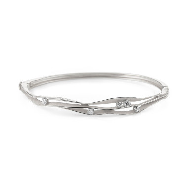 Armschmuck, Weißgold, Cammilli Dune Armreif