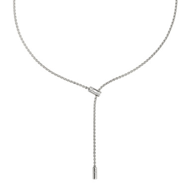 Halsschmuck, Weißgold, FOPE Verstellbare Aria Halskette mit Diamanten