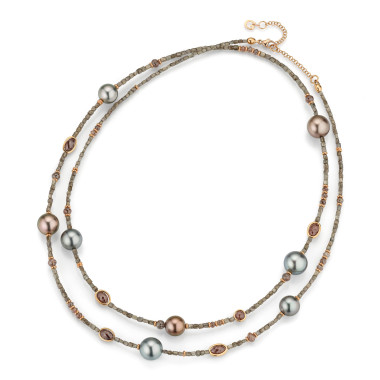         Roségold, Halsschmuck, Gellner Castaway Collier