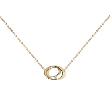 Halsschmuck, Gelbgold, Cammilli Dune Collier