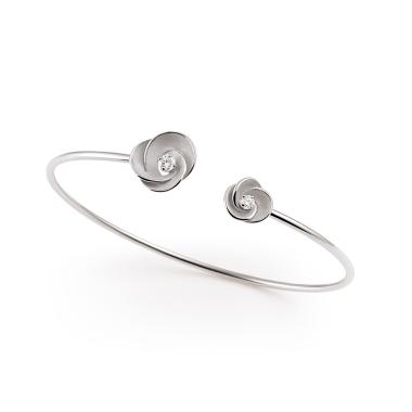 Armschmuck, Weißgold, Annamaria Cammilli Desert Rose Armreif