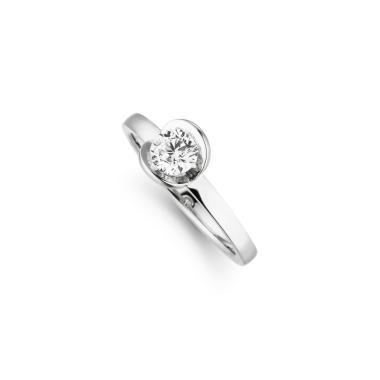 Ringe, Platin, Henrich & Denzel Nova Solitärring