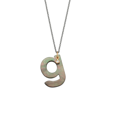         Silber farbig beschichtet, Halsschmuck, Gellner Love Letters Collier
