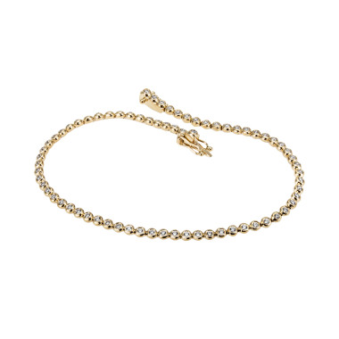 Armschmuck, Gelbgold, Frank Trautz Tennisarmband