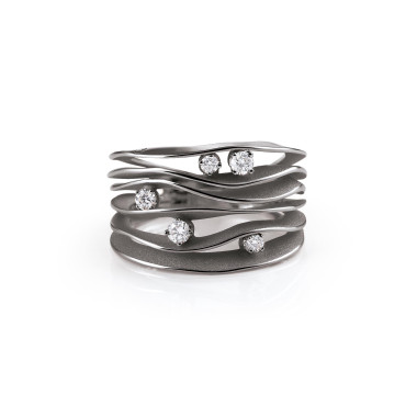 Ringe, Gold farbig beschichtet, Cammilli Dune Ring