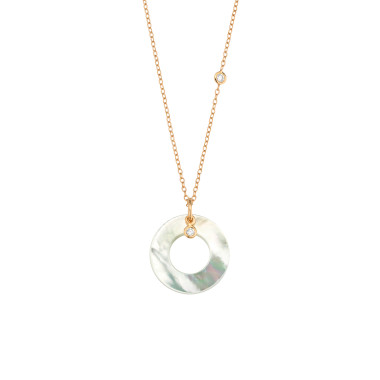         Roségold, Halsschmuck, Gellner Love Letters Collier