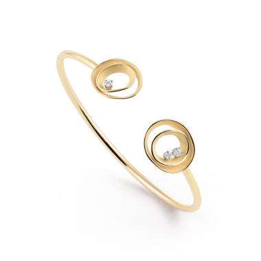 Armschmuck, Gelbgold, Annamaria Cammilli Dune Solar Armreif