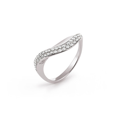 Ringe, Weißgold, Cammilli Velaa Color Ring